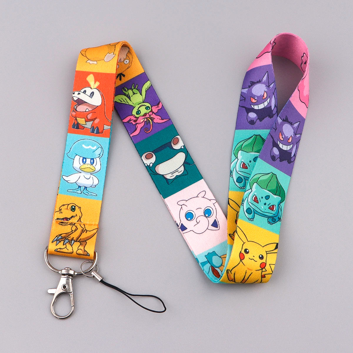 Anime Gengar Lanyard for Keys Cartoon ID Card Gym Mobile Phone Straps USB Badge Holder DIY Hang Rope Lariat Lanyard Jewelry Gift