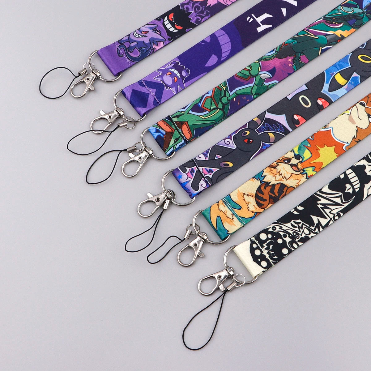 Anime Gengar Lanyard for Keys Cartoon ID Card Gym Mobile Phone Straps USB Badge Holder DIY Hang Rope Lariat Lanyard Jewelry Gift