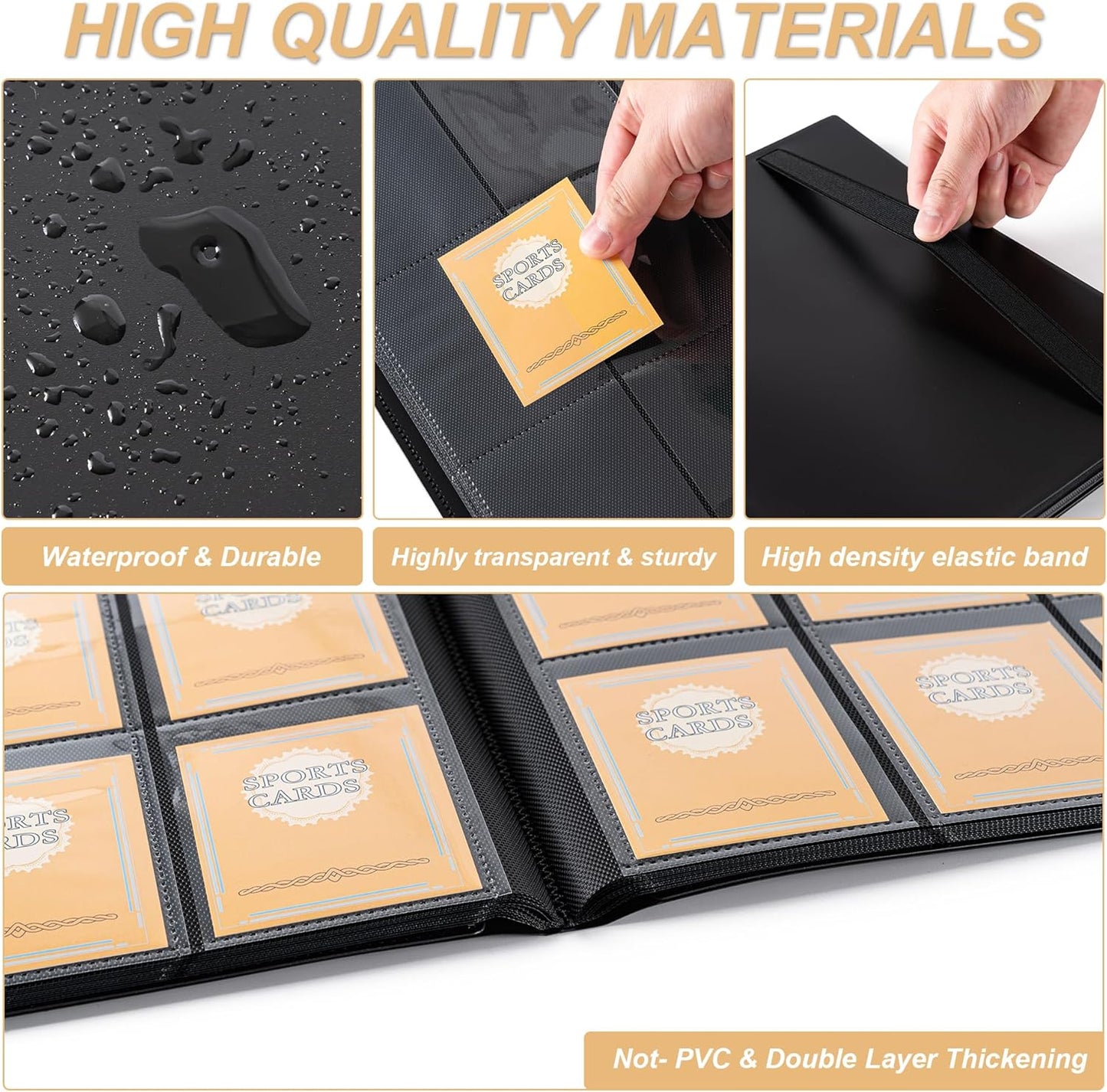 Card Binder 9 Pocket Storage 360pt