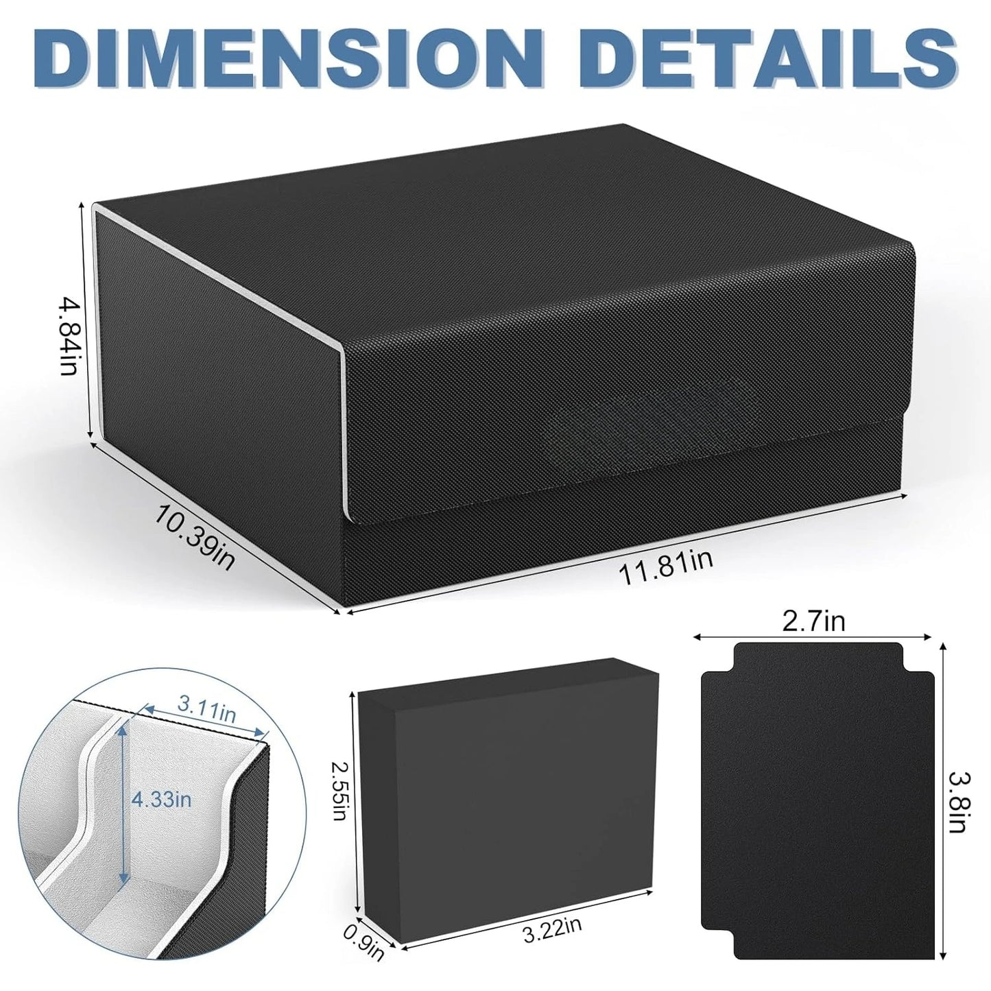 Card Deck Case for Trading Cards 1800+