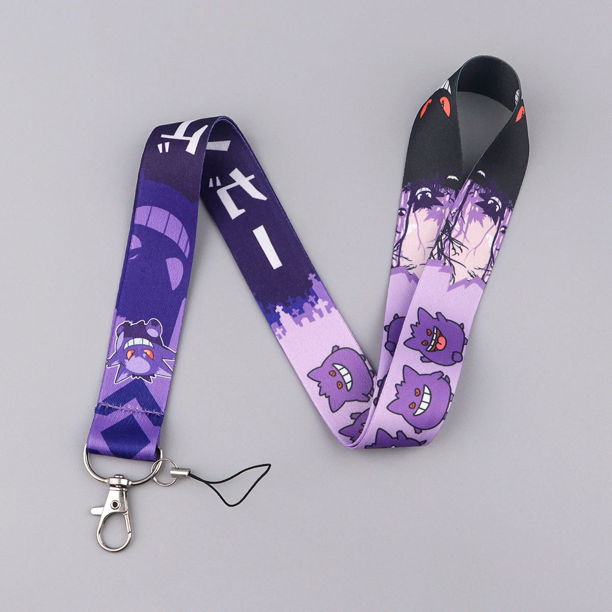 Anime Gengar Lanyard for Keys Cartoon ID Card Gym Mobile Phone Straps USB Badge Holder DIY Hang Rope Lariat Lanyard Jewelry Gift