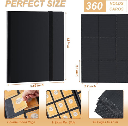 Card Binder 9 Pocket Storage 360pt