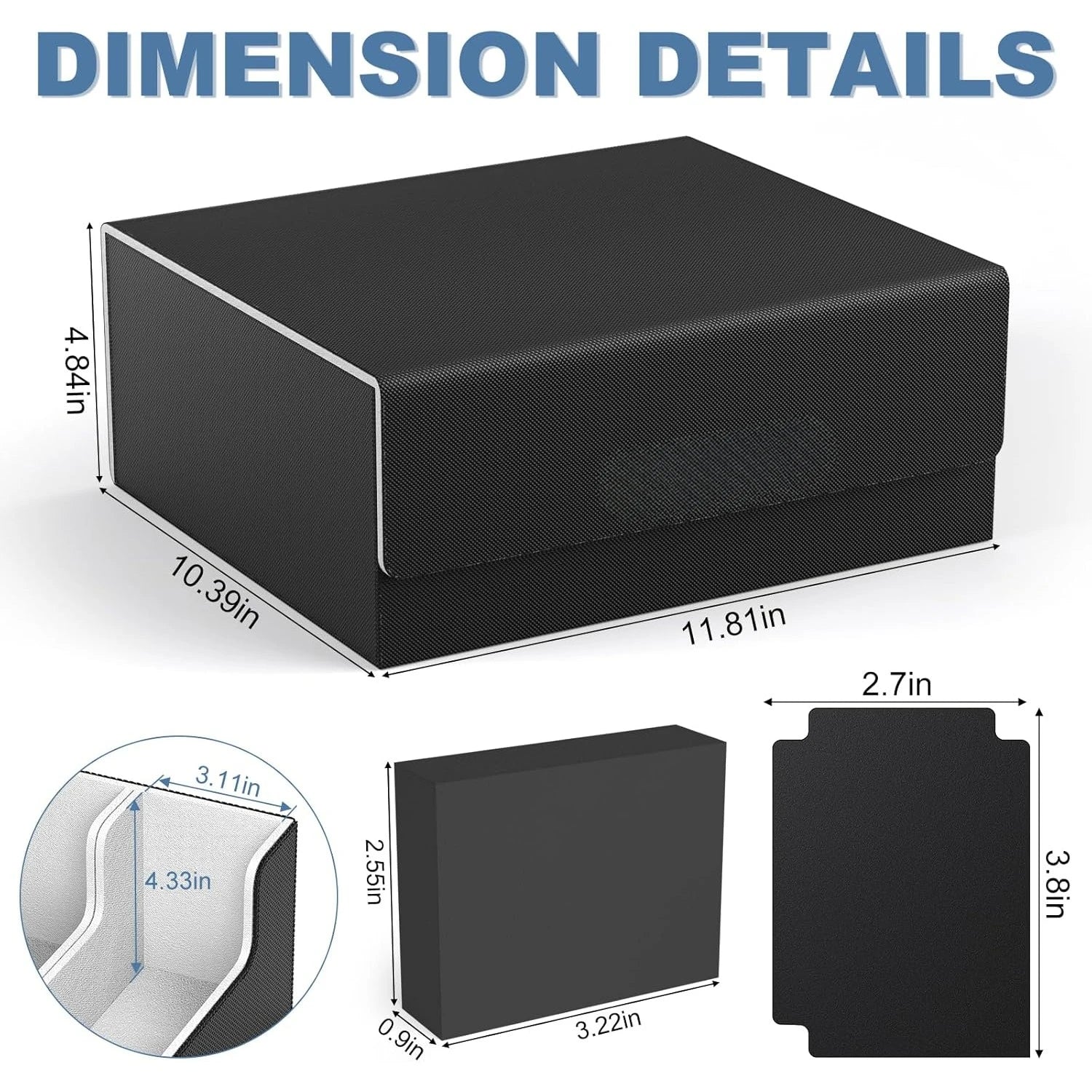 Card Deck Case for Trading Cards 1800+