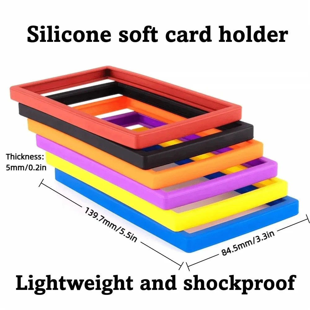 Upgraded PSA Rating Card Soft Case Silicone Shock Absorption 35PT Protective Case Matte Lightweight Card Holder Drop-Resistant