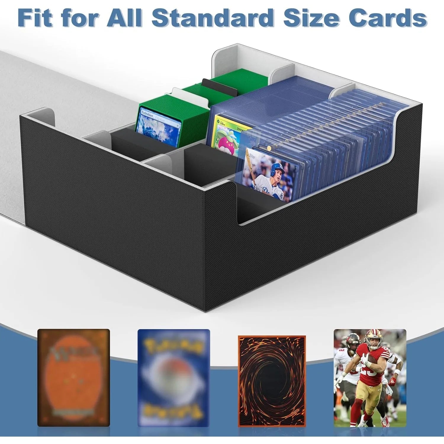 Card Deck Case for Trading Cards 1800+